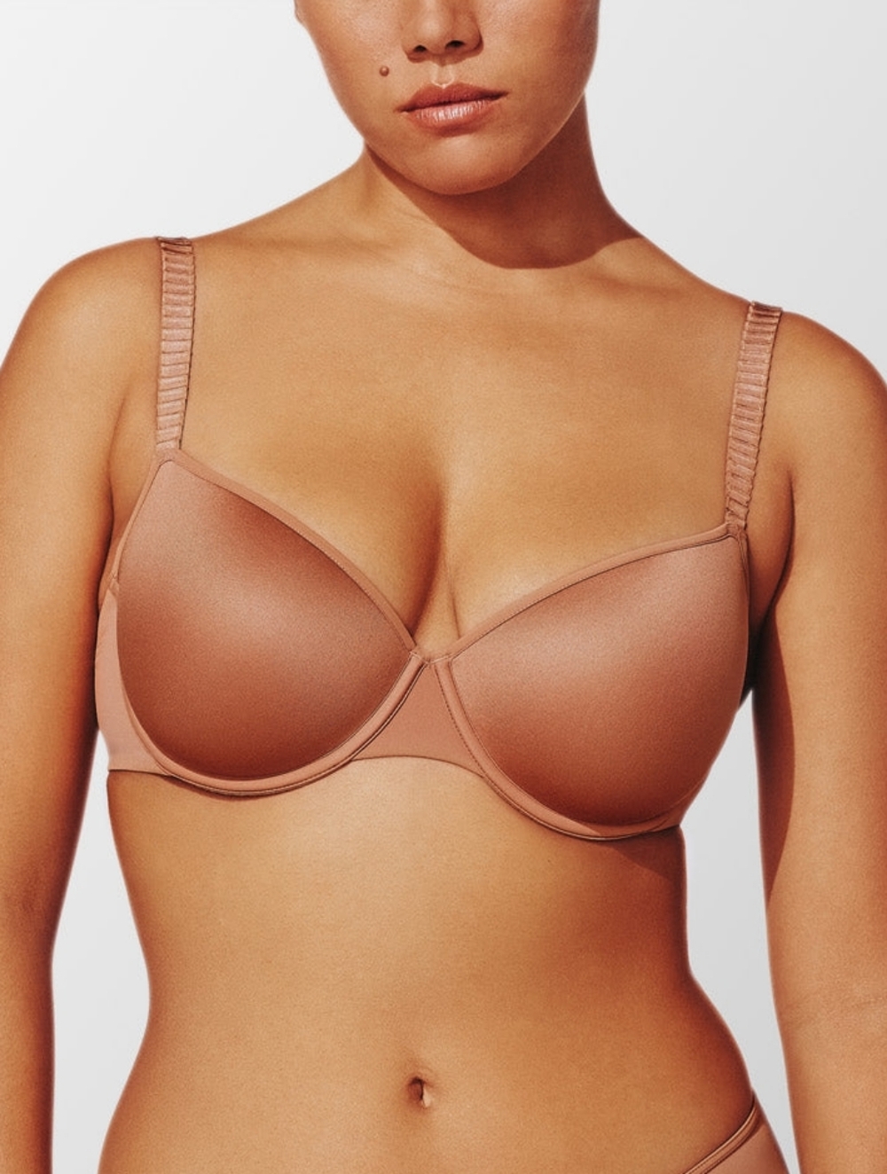 Thirdlove Tan 24/7 Classic Everyday T-Shirt Bra in Mocha Mousse NWT